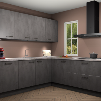 Beton Antraciet keuken Paramaribo 96167