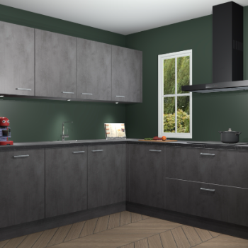 Beton Antraciet keuken Paramaribo 96170