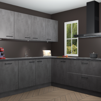 Beton Antraciet keuken Paramaribo 96172