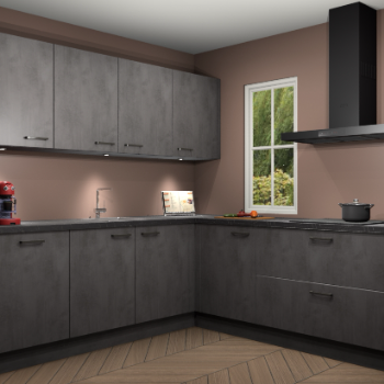 Beton Antraciet keuken Paramaribo 96173