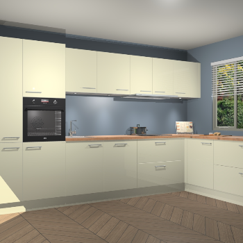 Magnolia Hoogglans keuken Petten 94195