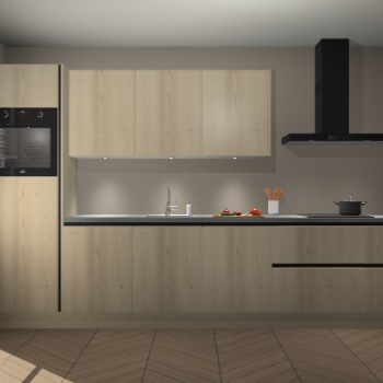 Vuren greeploze keuken Asmara 95037