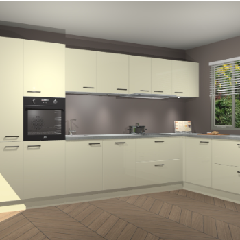 Magnolia Hoogglans keuken Petten 95179