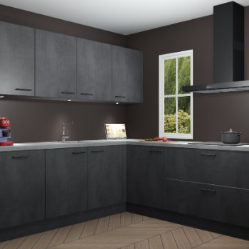 Beton Zwarte keuken Paramaribo 96268