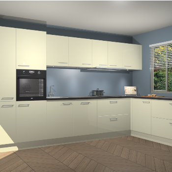 Magnolia Hoogglans keuken Petten 95181