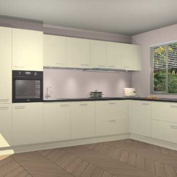 Magnolia Hoogglans keuken Petten 95182