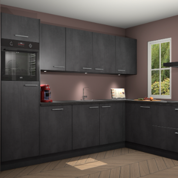 Beton Zwarte keuken Paramaribo 96271