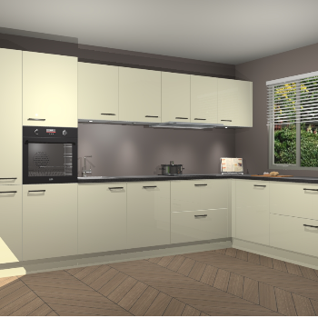 Magnolia Hoogglans keuken Petten 95185