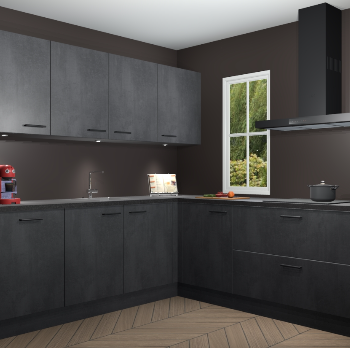 Beton Zwarte keuken Paramaribo 96274