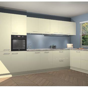 Magnolia Hoogglans keuken Petten 95187