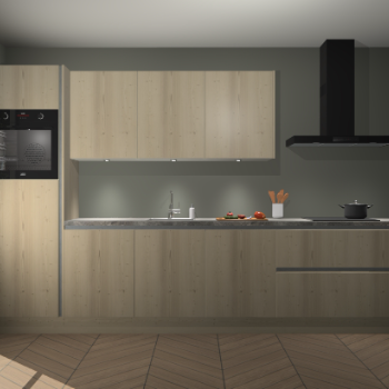 Vuren greeploze keuken Asmara 95104