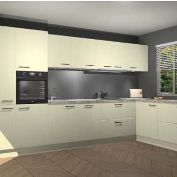 Magnolia Hoogglans keuken Petten 95190