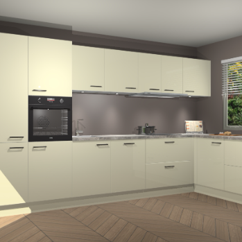 Magnolia Hoogglans keuken Petten 95191