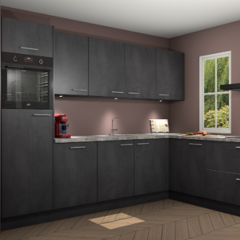 Beton Zwarte keuken Paramaribo 96277