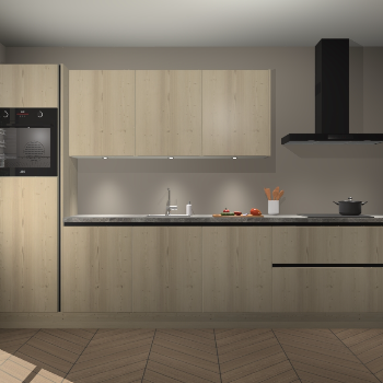 Vuren greeploze keuken Asmara 95108