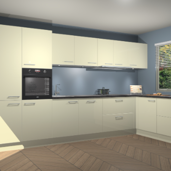 Magnolia Hoogglans keuken Petten 95199