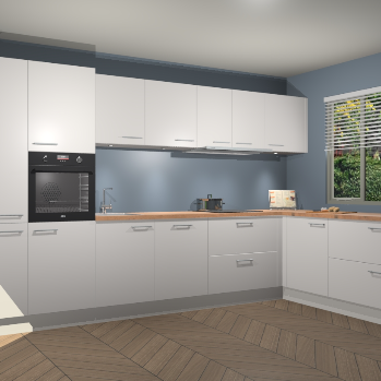 Zijdegrijze keuken Petten 94288