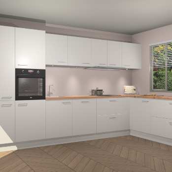 Zijdegrijze keuken Petten 94289