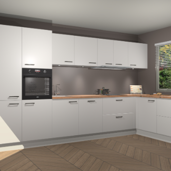 Zijdegrijze keuken Petten 94292