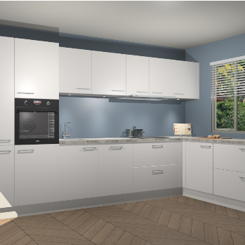 Zijdegrijze keuken Petten 95409