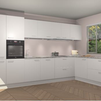 Zijdegrijze keuken Petten 95410