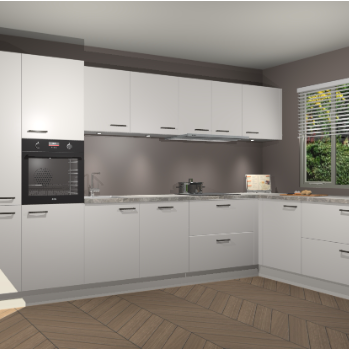 Zijdegrijze keuken Petten 95413