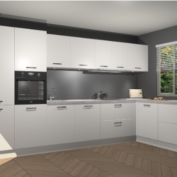 Zijdegrijze keuken Petten 95418