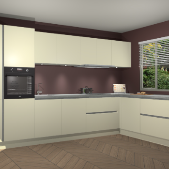 Magnolia greeploze keuken Petten 95451