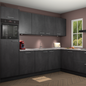 Beton Zwarte keuken Paramaribo 96283