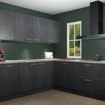 Beton Zwarte keuken Paramaribo 96284