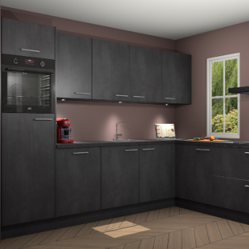 Beton Zwarte keuken Paramaribo 96289