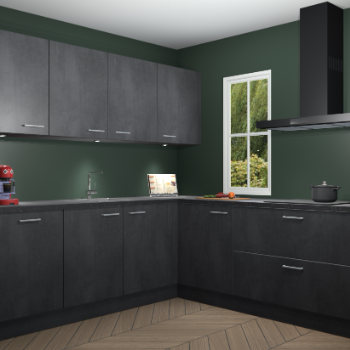 Beton Zwarte keuken Paramaribo 96290