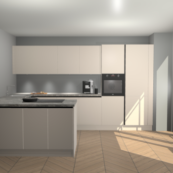 Kasjmier greeploze keuken Brig 96304