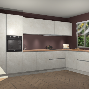 Beton Opal greeploze keuken Petten 94308