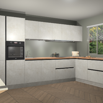 Beton Opal greeploze keuken Petten 94311