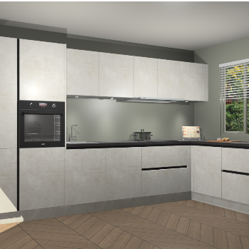 Beton Opal greeploze keuken Petten 95890