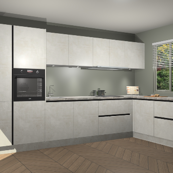 Beton Opal greeploze keuken Petten 95896