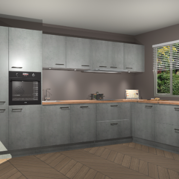 Beton Parelgrijs keuken Petten 94404