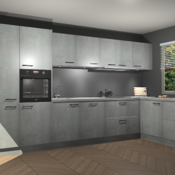 Beton Parelgrijs keuken Petten 95912