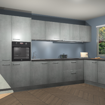 Beton Parelgrijs keuken Petten 95915