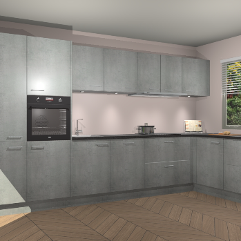 Beton Parelgrijs keuken Petten 95916