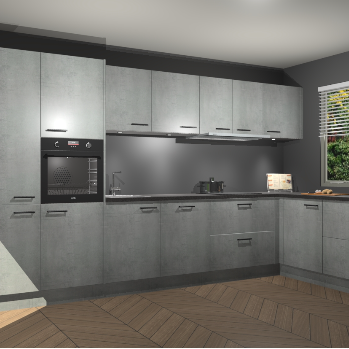 Beton Parelgrijs keuken Petten 95918