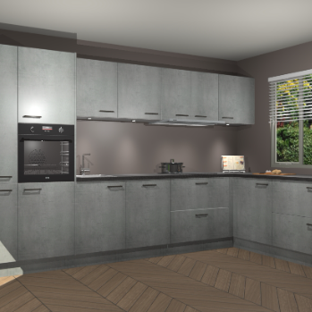 Beton Parelgrijs keuken Petten 95919