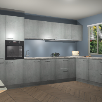 Beton Parelgrijs keuken Petten 95921