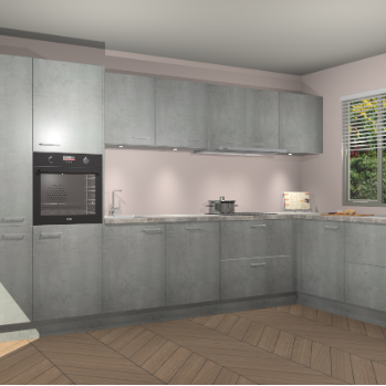 Beton Parelgrijs keuken Petten 95922