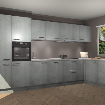 Beton Parelgrijs keuken Petten 95935