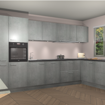 Beton Parelgrijs keuken Petten 95940