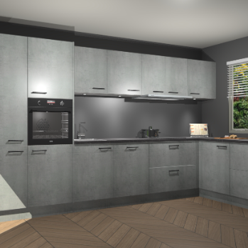 Beton Parelgrijs keuken Petten 95942