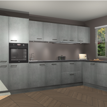 Beton Parelgrijs keuken Petten 95943