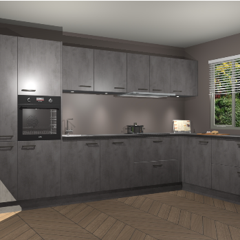 Beton Antraciet keuken Petten 96193